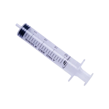 Luer sip syringe - 20ml, Eccentric nozzle — 20ML Luer sip Nozzle Syringe for precise application for DTG & DTF printers